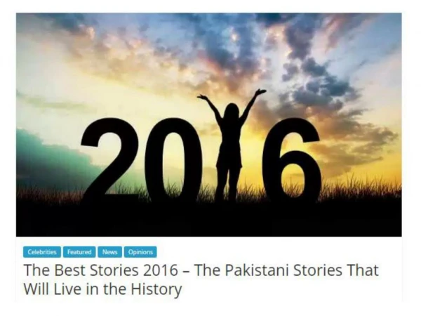 The Best Stories 2016 Pakistan