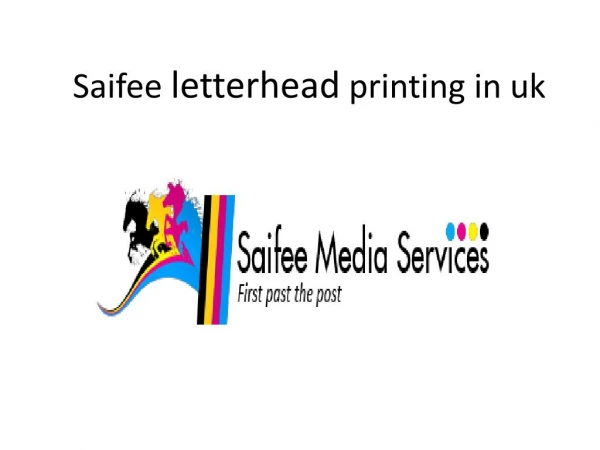 Saifee letterhead printing in uk