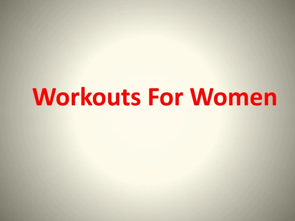 workouts for women