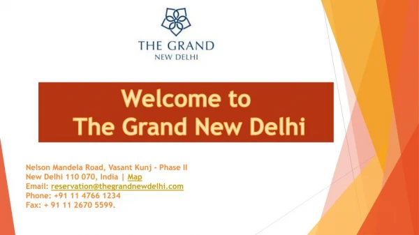 The Grand New Delhi Hotel near Airport