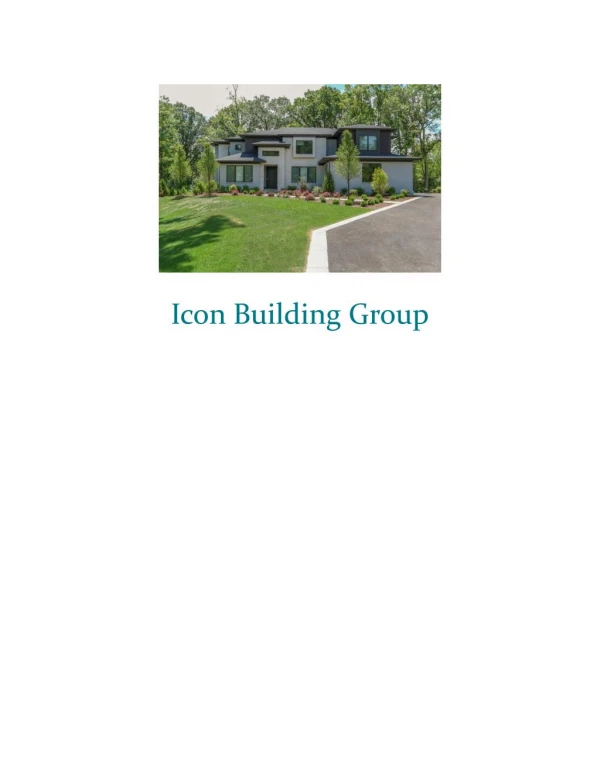 Chicago Home Builders | Custom Luxury Homes | Icon Building Group