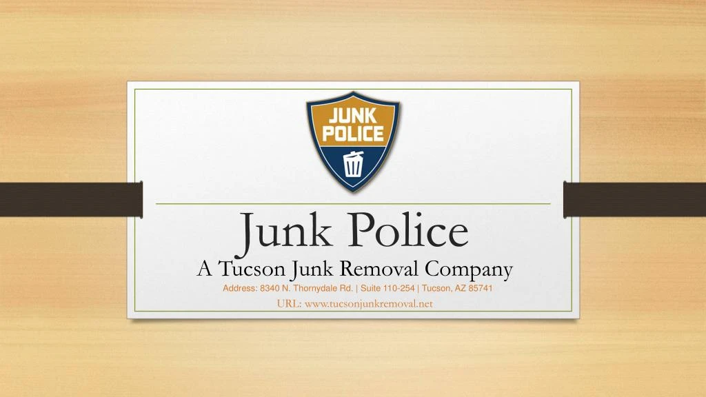 junk police