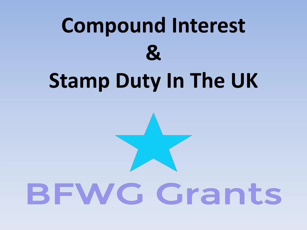 compound interest stamp duty in the uk