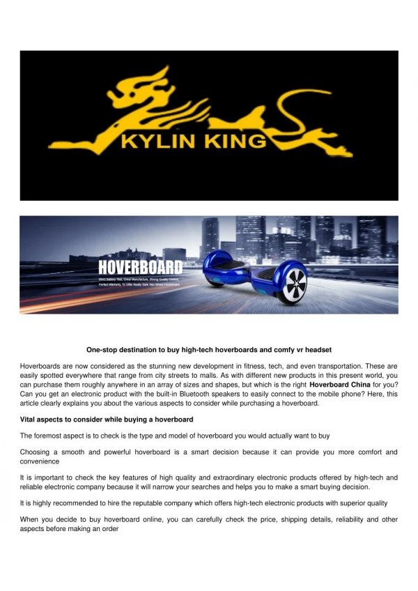 KYLIN KING LIMITED