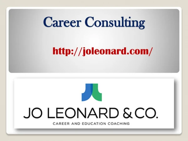 Career Consulting - joleonard.com