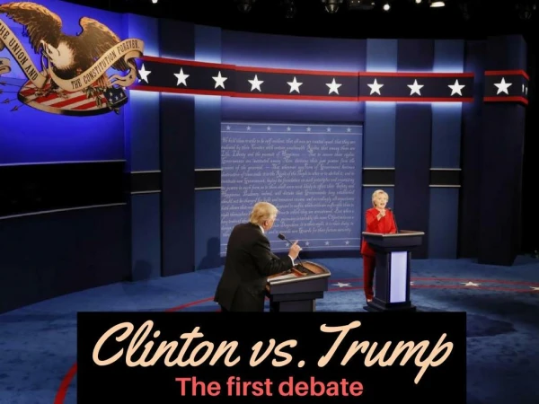 Clinton vs. Trump: The first debate