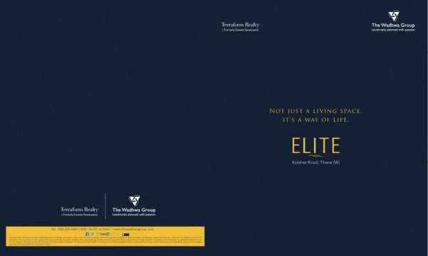 Elite Brochure | Wadhwa Terraform Realty Thane