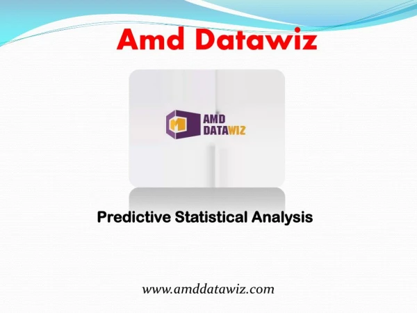 Predictive Statistical Analysis