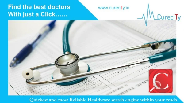 Curecity - An effective medical search engine