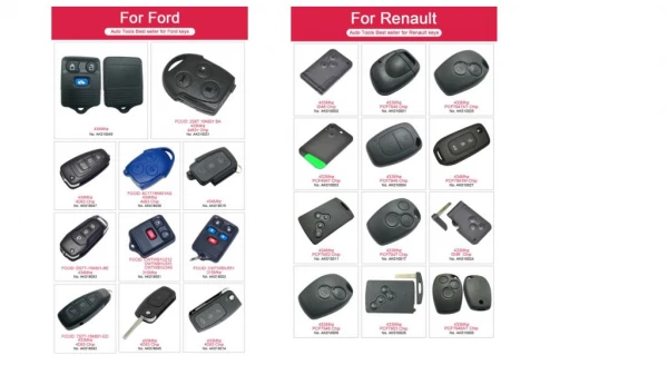 OEM Remotes & Smart Keys, New & Refurbished OEM remote controls & Smart keys, Opening Tools Trubo Decoder and Lishi Tool