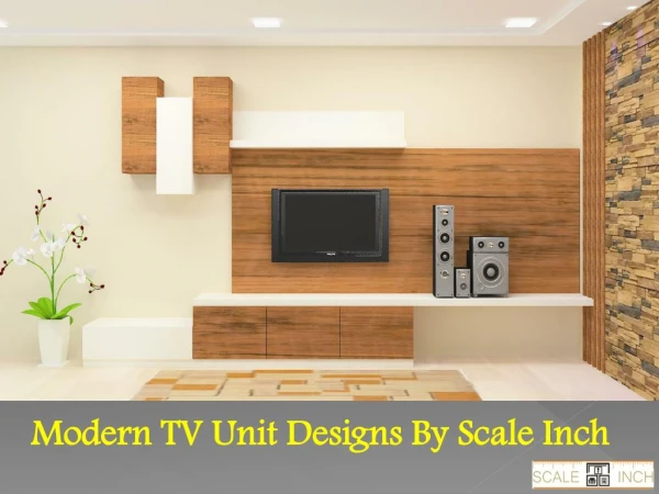 Wooden TV wall units online shopping india