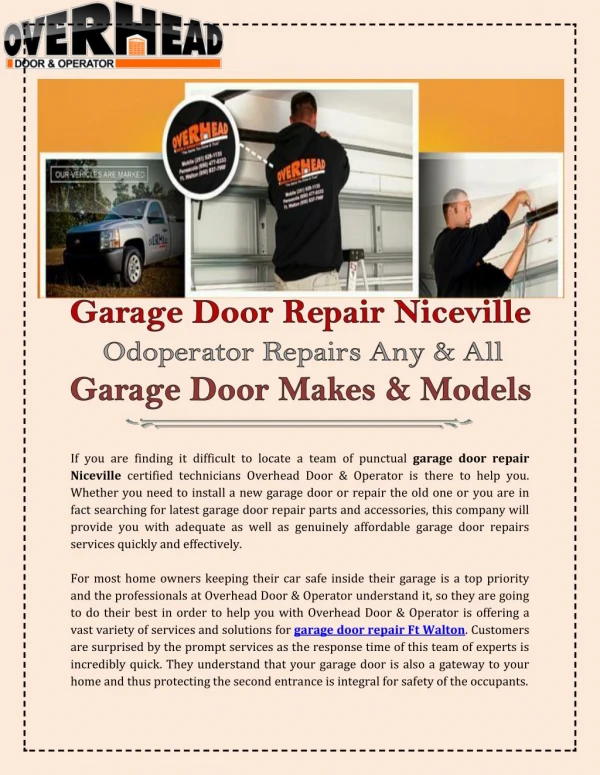 Destin Garage Door Repair