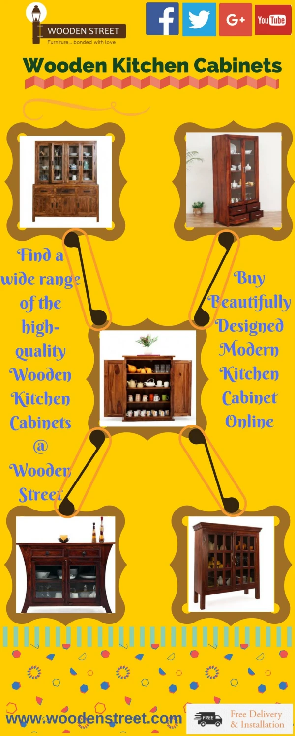 Kitchen Cabinet : Buy Wooden Kitchen Cabinets Online India