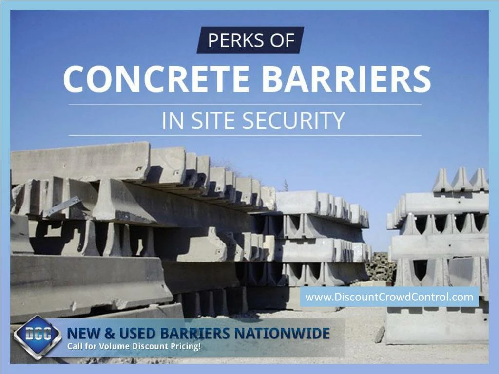perks of concrete barriers in site security