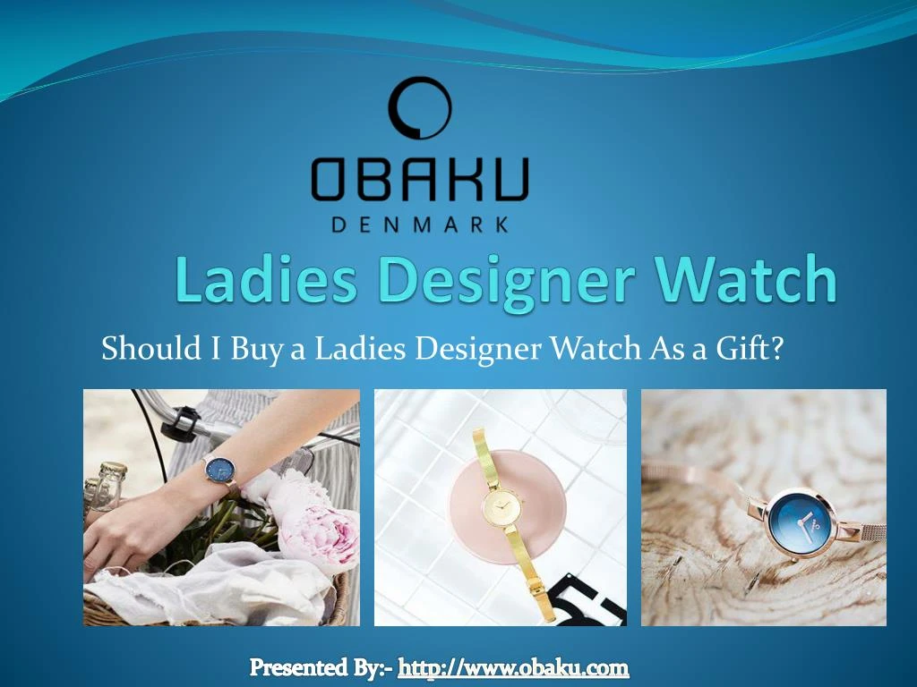 ladies designer watch