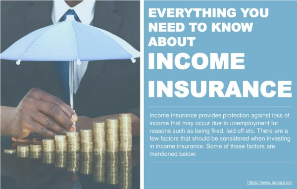 All information related on income insurance for individuals