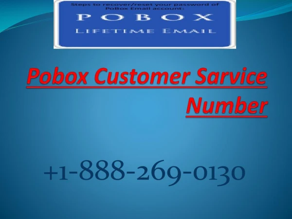 Pobox help desk number