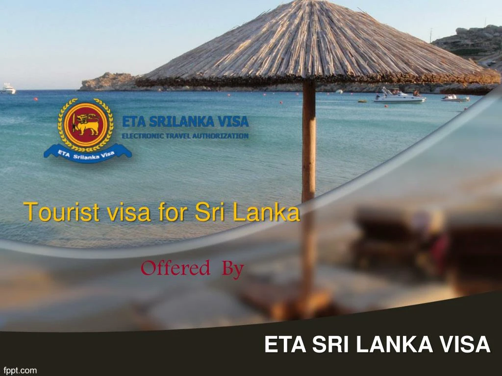 tourist visa for sri lanka offered by