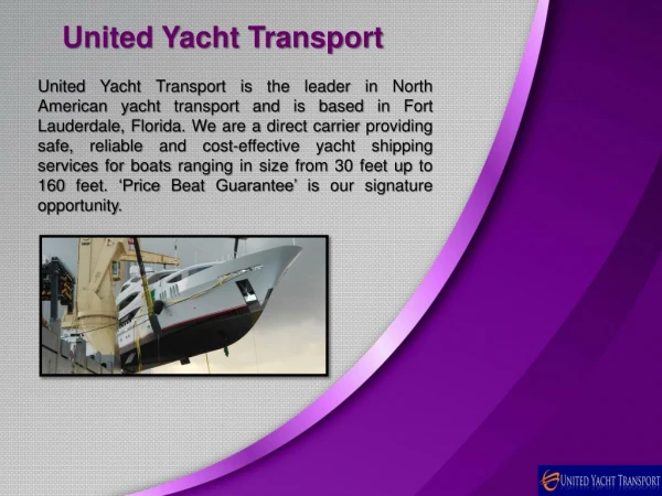 United Yacht Transport