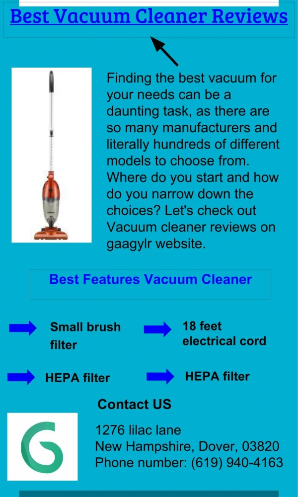 Best Vacuum Cleaner Reviews