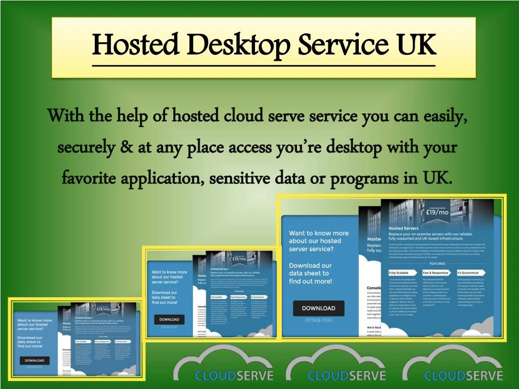 hosted desktop service uk