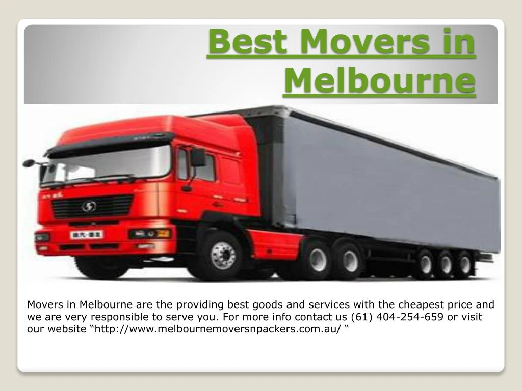 best movers in melbourne