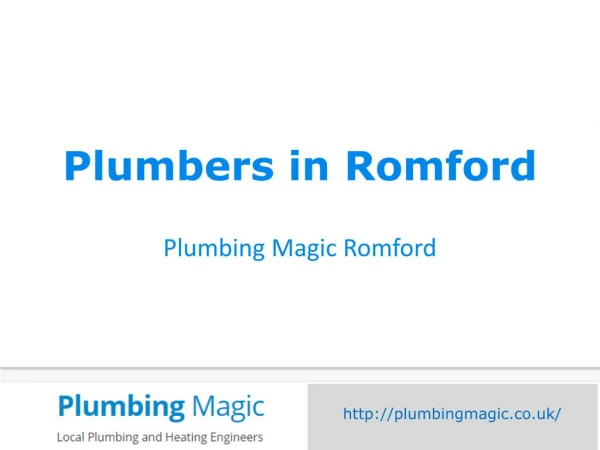 Plumbers in Romford