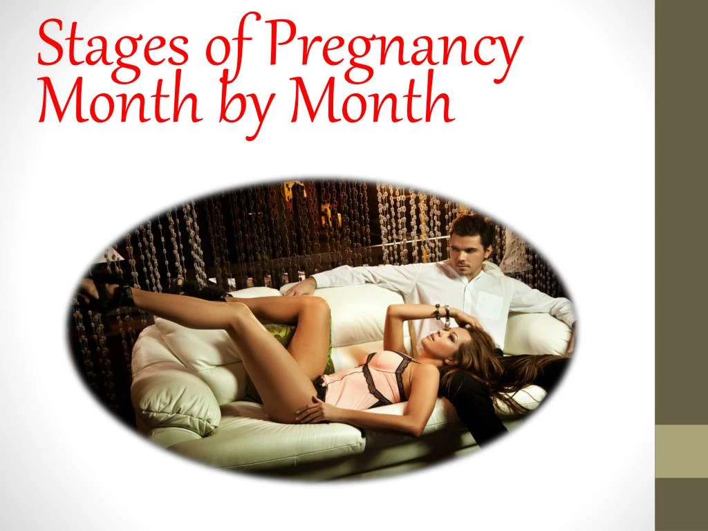 stages of pregnancy month by month