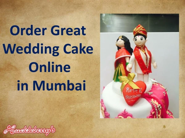 Order Great Wedding Cake Online in Mumbai