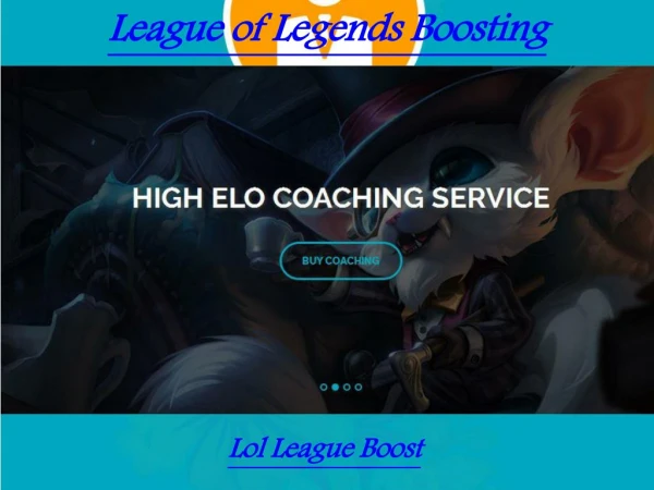 League of Legends Boosting
