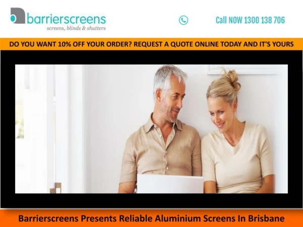 Barrierscreens Presents Reliable Aluminium Screens In Brisbane
