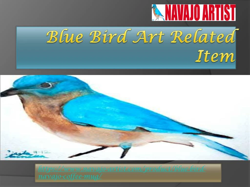 blue bird art related item
