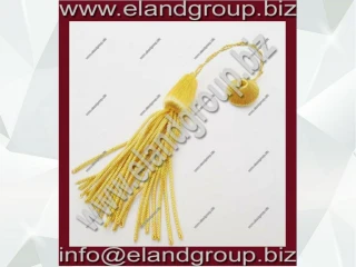 Gold Bullion Fringe Tassel - slide 1