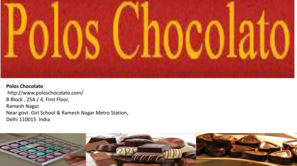 Poloschocolato - Buy Affordable & Delicious Chocolate Compound in delhi