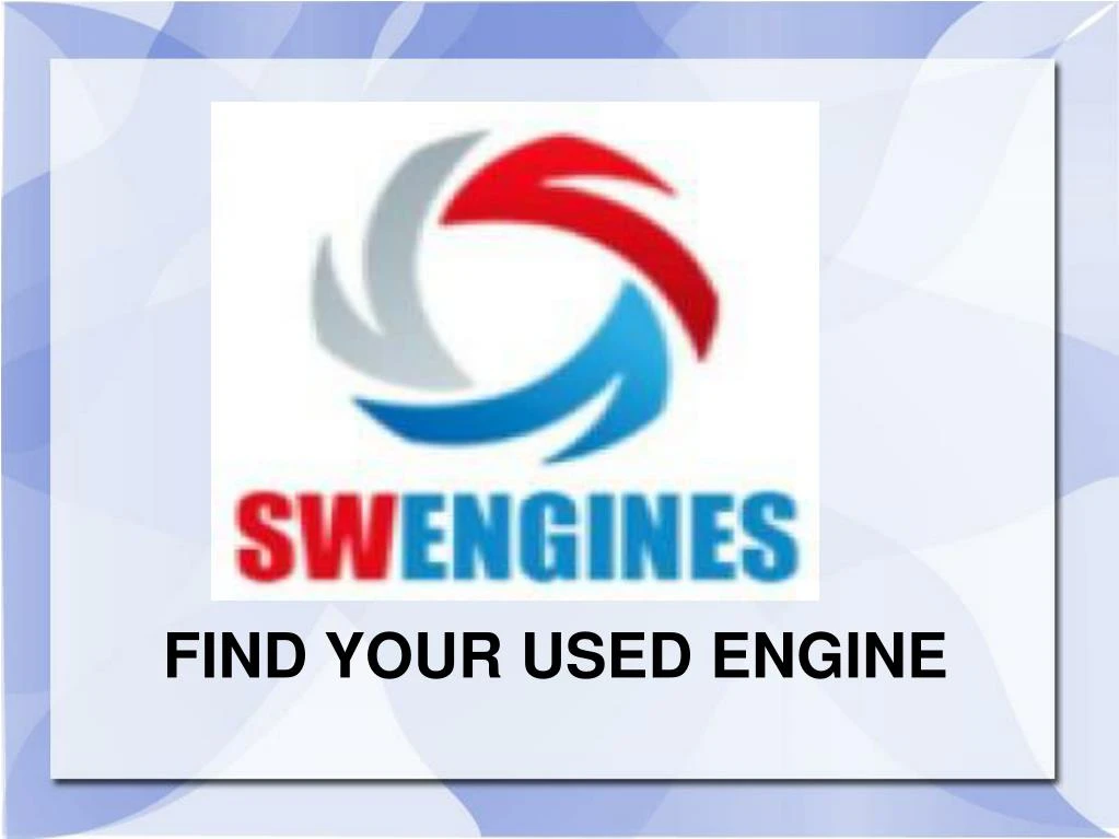 find your used engine