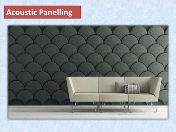 Acoustic Panelling