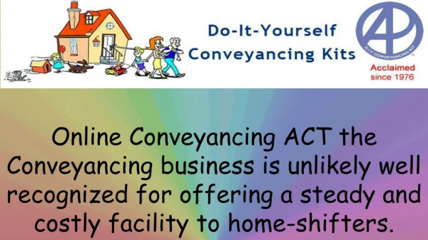 Conveyancing ACT
