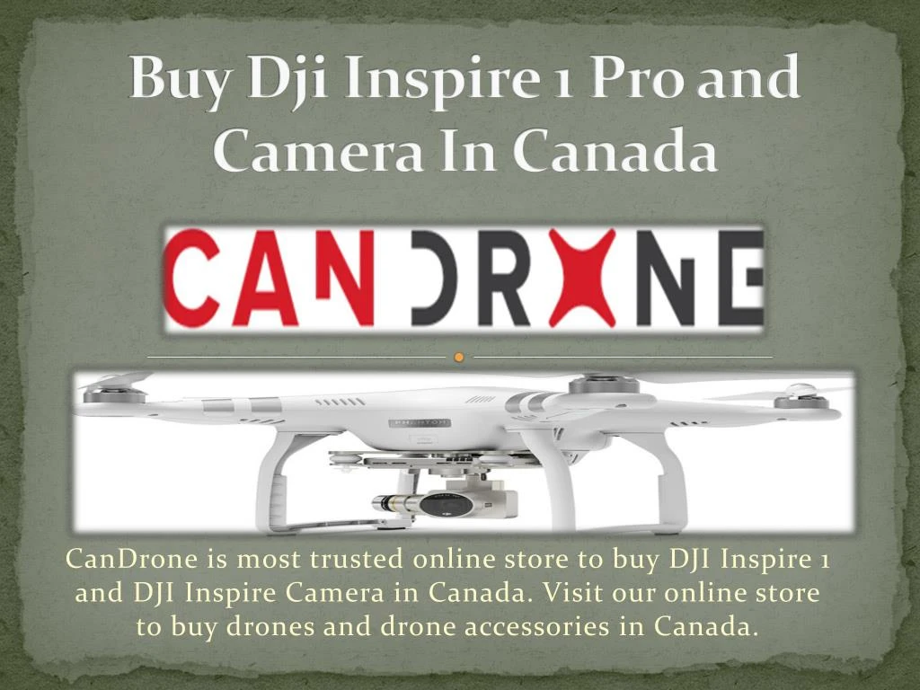 buy dji inspire 1 pro and camera in canada