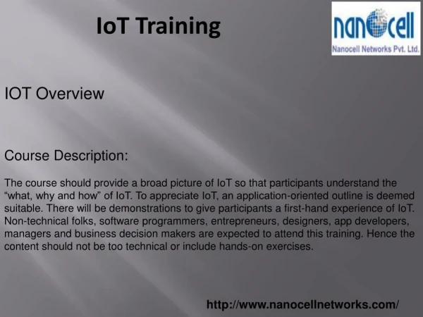 IoT Training