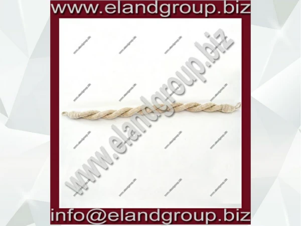 Cap Cords Round Silver