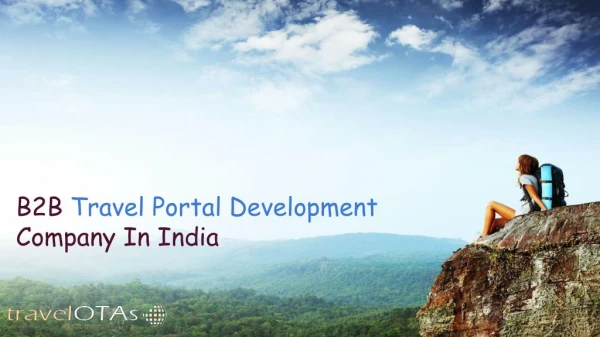 B2B Travel Portal Development Company In India