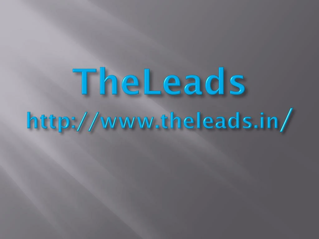 theleads http www theleads in