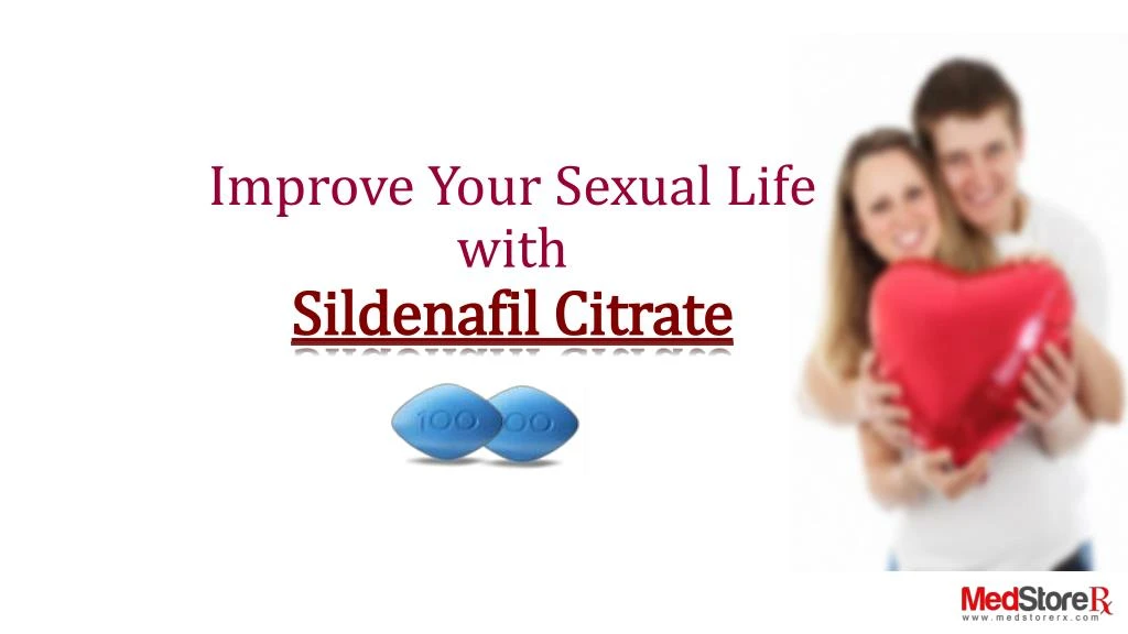 improve your sexual life with sildenafil citrate