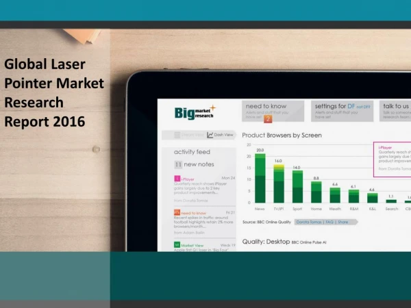 Laser Pointer Market Aims Bigger with Technological Innovations