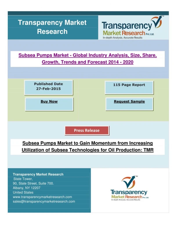 Subsea Pumps Market to Gain Momentum from Increasing Utilization of Subsea Technologies for Oil Production.pdf