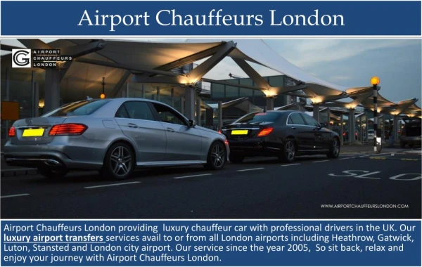 Luxury Airport Transfers London
