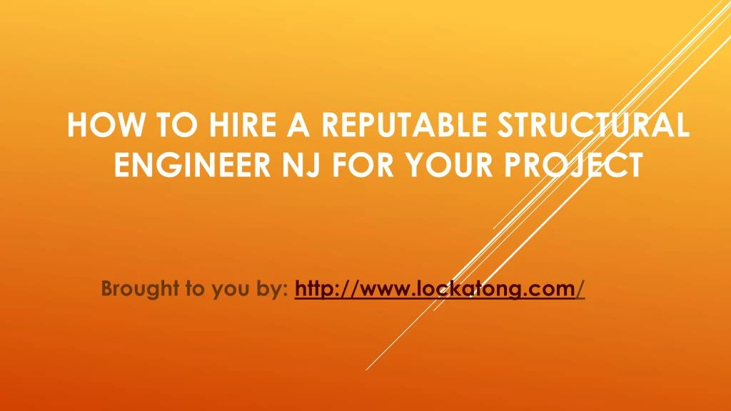 how to hire a reputable structural engineer nj for your project