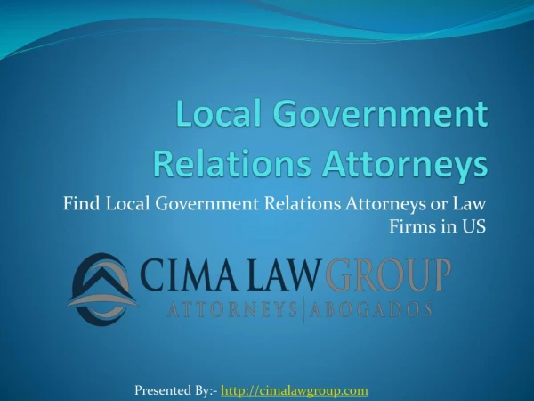 Find Local Government Relations Lawyers or Law Firms