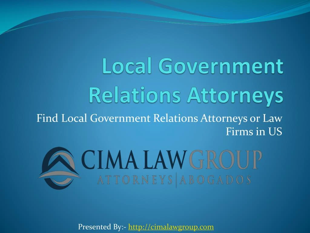 local government relations attorneys