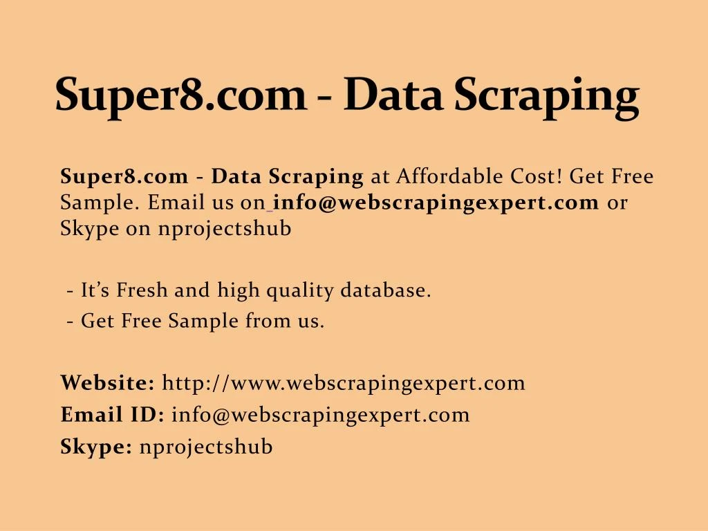 super8 com data scraping